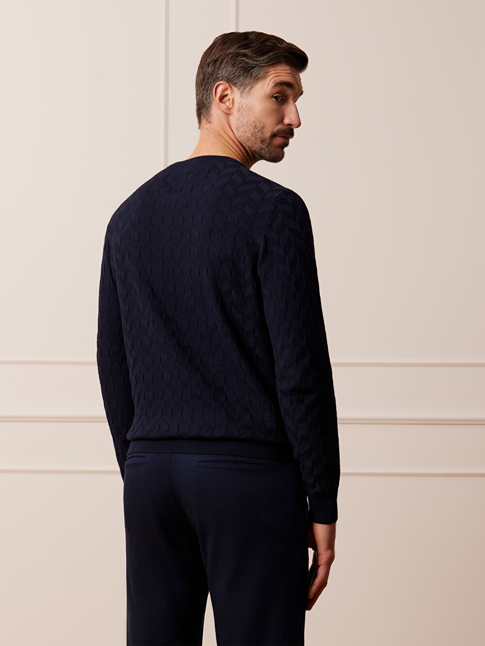 GRANATOWY SWETER JOSHUA - 6