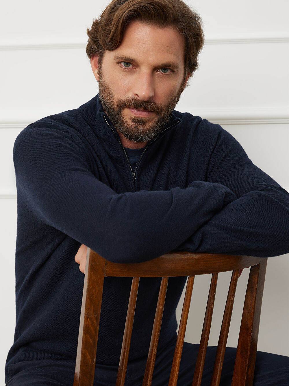 GRANATOWY SWETER BALFRON - 5