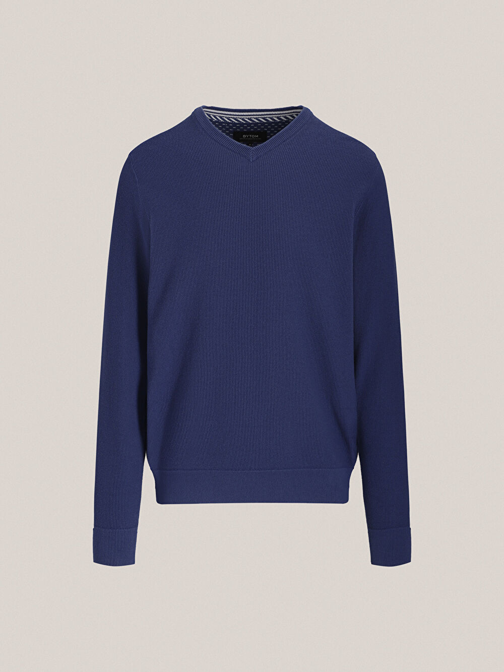 NIEBIESKI SWETER BUBLE - 2