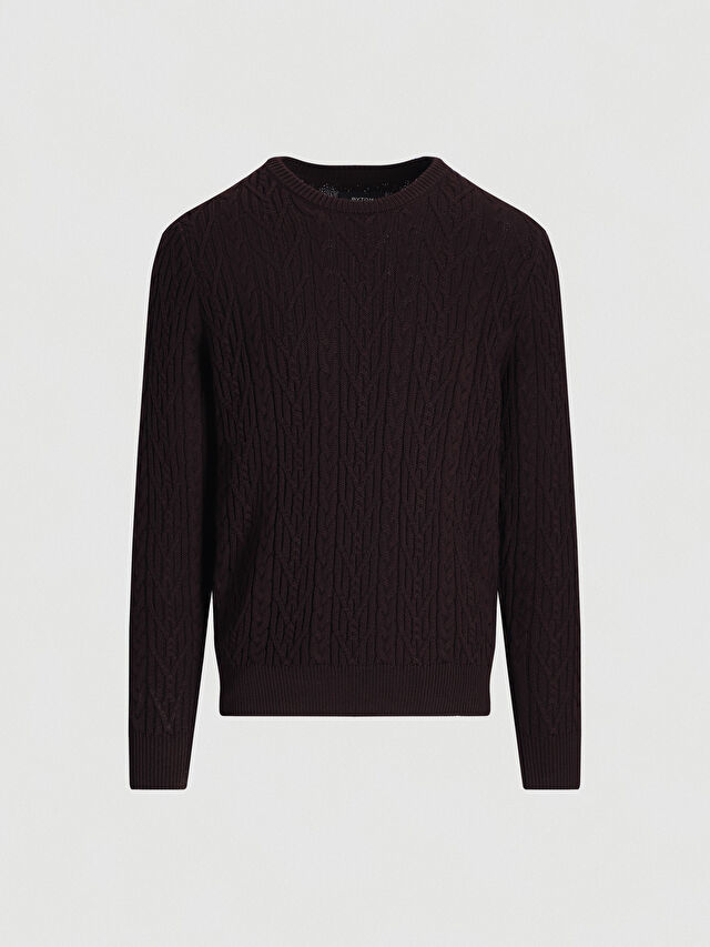 FIOLETOWY SWETER ANDREW