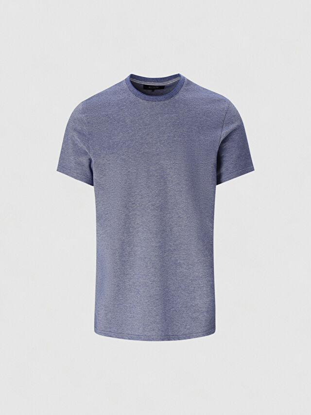 GRANATOWY T-SHIRT CAPERTON