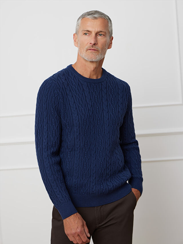 NIEBIESKI SWETER ANDREW