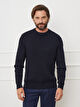 GRANATOWY SWETER CALARO
